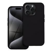 Viedtālruņa aizmugurējais vāciņš Apple iPhone 15 Pro Silicone case Black