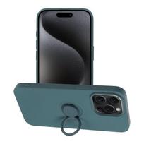 Viedtālruņa aizmugurējais vāciņš Apple iPhone 15 Pro Max Silicone Ring Green