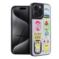 Viedtālruņa aizmugurējais vāciņš Apple iPhone 15 Pro Chill Flash style 1 Black, With Design