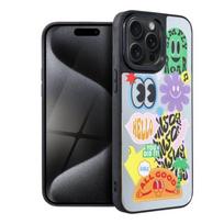 Viedtālruņa aizmugurējais vāciņš Apple iPhone 15 Pro Chill Flash style 3 Black, With Design
