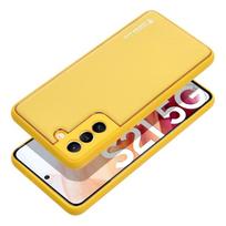 Viedtālruņa aizmugurējais vāciņš Samsung Galaxy S24 Ultra Leather Yellow