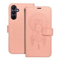 Viedtālruņa atveramais maciņš Samsung Galaxy A15 5G Mezzo Book Dreamcatcher Peach