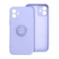 Viedtālruņa aizmugurējais vāciņš Apple iPhone 16 Pro Silicone Ring Violet