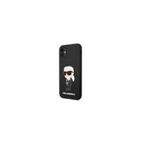 Viedtālruņa aizmugurējais vāciņš Apple iPhone 11 Liquid Silicone Black