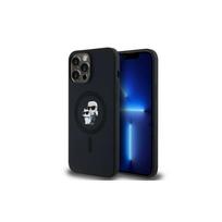 Viedtālruņa aizmugurējais vāciņš Apple iPhone 13 Pro Ikonik Karl and Choupette mag Black