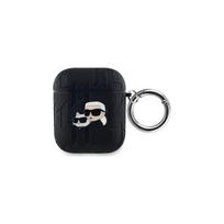 Bezvadu austiņu apvalks Apple Ikonik Karl and Choupette Black