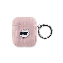 Bezvadu austiņu apvalks Apple Ikonik Karl and Choupette Pink