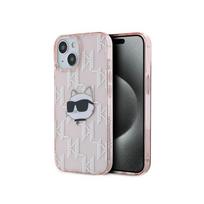 Viedtālruņa aizmugurējais vāciņš Apple Iphone 15 Monogram Pink