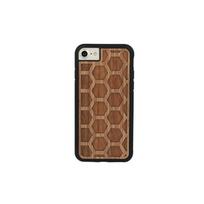 Viedtālruņa aizmugurējais vāciņš Apple iPhone 7 / 8 / SE 20 / SE 22 Wood Design 3 Brown, With Design