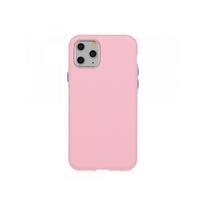 Viedtālruņa aizmugurējais vāciņš Apple iPhone 12 Mini Solid Silicone Light Pink