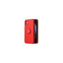 Viedtālruņa aizmugurējais vāciņš Apple iPhone 11 Silicone Ring Red