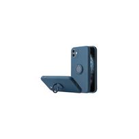 Viedtālruņa aizmugurējais vāciņš Apple iPhone 11 Silicone Ring Blue