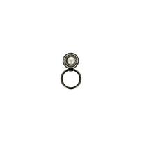 Viedtālruņa pirkstu turētājs Ring Pearl Black, With Design