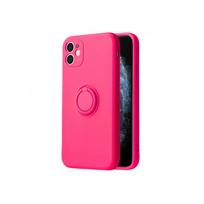 Viedtālruņa aizmugurējais vāciņš Xiaomi Poco M4 Pro 5G Silicone Ring Pink