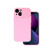 Viedtālruņa aizmugurējais vāciņš Samsung Galaxy A12 Camshield Light Pink