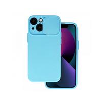 Viedtālruņa aizmugurējais vāciņš Samsung Galaxy A12 Camshield Light Blue