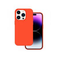Viedtālruņa aizmugurējais vāciņš Apple iPhone 14 Pro Max Silicone Premium Orange