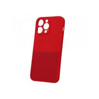 Viedtālruņa aizmugurējais vāciņš Apple iPhone 14 Pro Max Card Cover Red