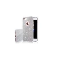Viedtālruņa aizmugurējais vāciņš Apple iPhone 12 Pro Glitter 3 in 1 Silver