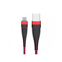 Kabelis Armor USB-A to Micro USB Red