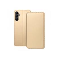 Viedtālruņa atveramais maciņš Samsung Galaxy A14 5G Dual Pocket Book Gold