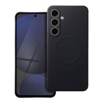 Viedtālruņa aizmugurējais vāciņš Samsung Galaxy S24 FE Silicon Mag case Black