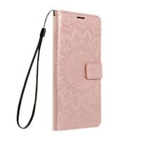 Viedtālruņa atveramais maciņš Samsung Galaxy A56 5G Mezzo Book Mandala Rose Gold