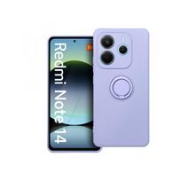 Viedtālruņa aizmugurējais vāciņš Xiaomi Redmi Note 14 5G Silicone Ring Case Violet
