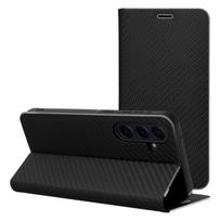 Viedtālruņa atveramais maciņš Samsung Galaxy S25 Edge Luna Book Black