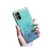 Viedtālruņa aizmugurējais vāciņš Samsung Galaxy S23 Plus Glue Glitter Mint, With Design