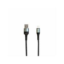 Kabelis T10 USB-A to Lightning Black