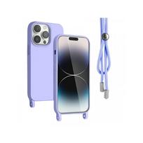 Viedtālruņa aizmugurējais vāciņš Apple iPhone 12/12 Pro Rope Case Violet