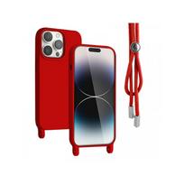 Viedtālruņa aizmugurējais vāciņš Apple iPhone 14 Pro Rope Case Red