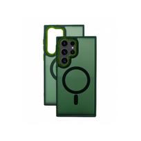 Viedtālruņa aizmugurējais vāciņš Samsung Galaxy S23 FE Magsafe Case Green, Transparent