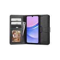 Viedtālruņa atveramais maciņš Samsung Galaxy A15 5G Wallet Black