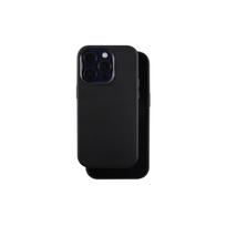 Viedtālruņa aizmugurējais vāciņš Apple iPhone 15 Pro Max Leather Mag Black
