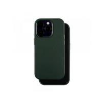 Viedtālruņa aizmugurējais vāciņš Apple iPhone 15 Pro Max Leather Mag Dark Green