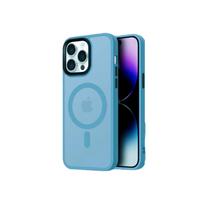 Viedtālruņa aizmugurējais vāciņš Apple Iphone 16 Fashion Case MagSafe Light Blue, Transparent