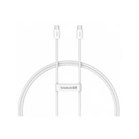 Kabelis USB-C - USB-C 30W White