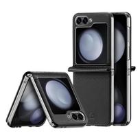 Viedtālruņa aizmugurējais vāciņš Samsung Galaxy Z Flip 6 Bril Leather Black