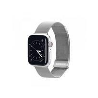 Viedpulksteņa siksniņa Apple Strap MILANESE stainless for Apple Watch 42 / 44 / 45 mm Silver