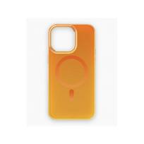 Viedtālruņa aizmugurējais vāciņš Apple iPhone 14 Clear Case Mag Orange, Transparent
