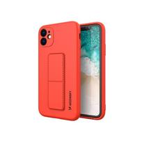 Viedtālruņa aizmugurējais vāciņš Samsung Galaxy A52 / A52 5G / A52s 5G Kickstand Case Red