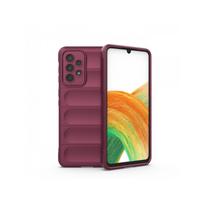 Viedtālruņa aizmugurējais vāciņš Apple iPhone 14 Magic Shield Burgundy