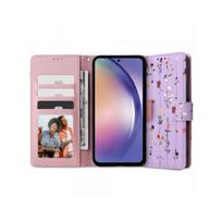 Viedtālruņa atveramais maciņš Samsung Galaxy A14 5G Wallet Purple