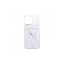 Viedtālruņa aizmugurējais vāciņš Apple iPhone 13 Pro Max 077 White, With Design