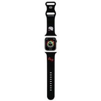 HELLO KITTY Silicone Kitty Head Strap Apple Watch 42/ 44/ 45/ 49mm Black
