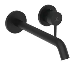 Ideal Standard Ceraline Nuovo – įleidžiamas praustuvo maišytuvas, 2 skylių montavimas, šilkinė juoda BD848XG