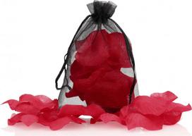Rožių žiedlapiai organzos maišelyje Le Désir by Shots, Wine Red