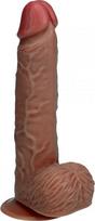 Vibruojantis varpos imitatorius RealRock Tan, 18 cm